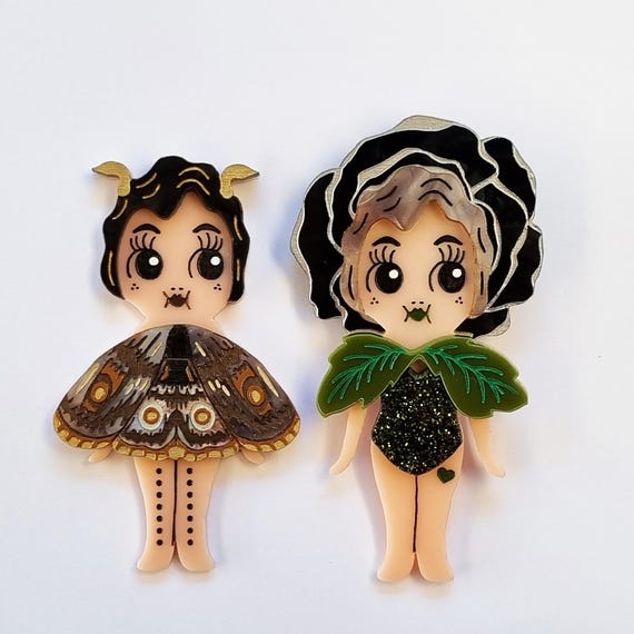FULL RELEASE BUNDLE (september 2024) Halloween Kewpie Babe Wearable Art  Brooches by Winnifreds Daughter - Etsy Israel