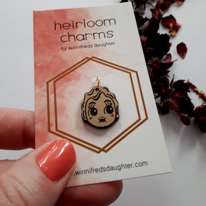 GOLD Miss Kewpie Babe Heirloom Charm by Winnifreds Daughter