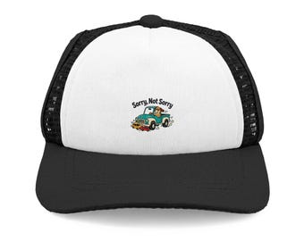 Gorra divertida con perro conduciendo un camión, gorra novedosa para amantes de las mascotas