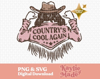 Lainey Wilson png, Camiseta de Lainey Wilson, Merchandising de Lainey Wilson, Música country png, Countrys Cool Again, western svg, Camiseta de música country png