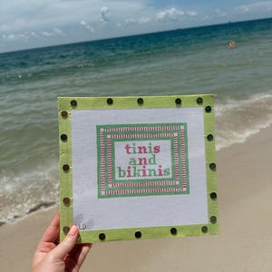 Tini’s and Bikini’s Needlepoint Canvas