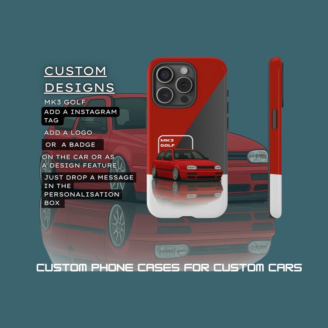 Phone Cases, MK3 GOLF Car Design for iPhone Samsung Google, Modified ...