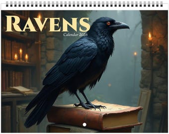 Ravens Wall Calendar 2026