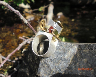 Clockwork Silver Movement Ring