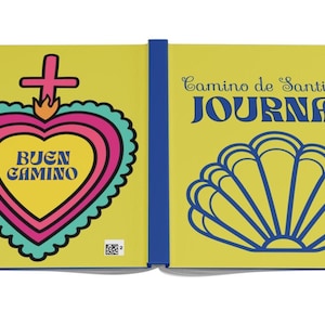 Diário Shell do Caminho de Santiago, Diário Bonito Buen Camino, Caderno Caminho de Santiago, Diário do Caminho de Santiago, Presente para Peregrinos