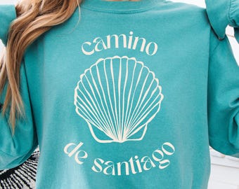 Buen Camino Comfort Colors Long Sleeve Shirt, Group Camino Shirts, Camino de Santiago Pilgrim T-Shirt, The Way of St James Tee