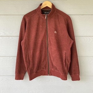 Vintage Kansai Jeans by Kansai Yamamoto:  Red Full Zip Jacket - Size Large