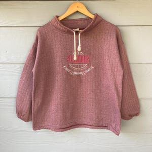 Vintage Retro Surfer Red Pullover 90s Jumper Made in Australia Size M