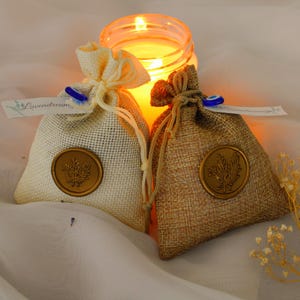 Lavender Sachets – Handmade, Scented Drawer & Closet Freshener – Wedding Favor, Rustic Gift, Bridal Shower Sachets