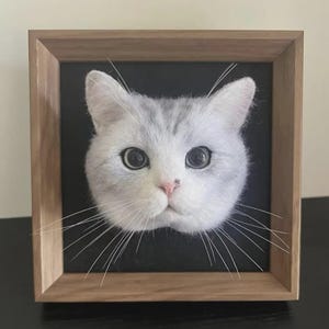 Halloween3D Wool Felt Pet Portrait | CUSTOM Wool Pet Portrait | Wool Dog / Cat Memorial Frame | Halloween | Pet Loss Gift|Christmas present