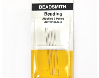Beadsmith English Beading Needles, Size 12 (Pack of 4)