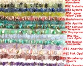 Wholesale Bulk lot Natural Gemstone Chip Beads Assorted Stone 32 quot Strand Bead Crystal Chip Necklace Irregular Shaped Freeform Jewelry Making