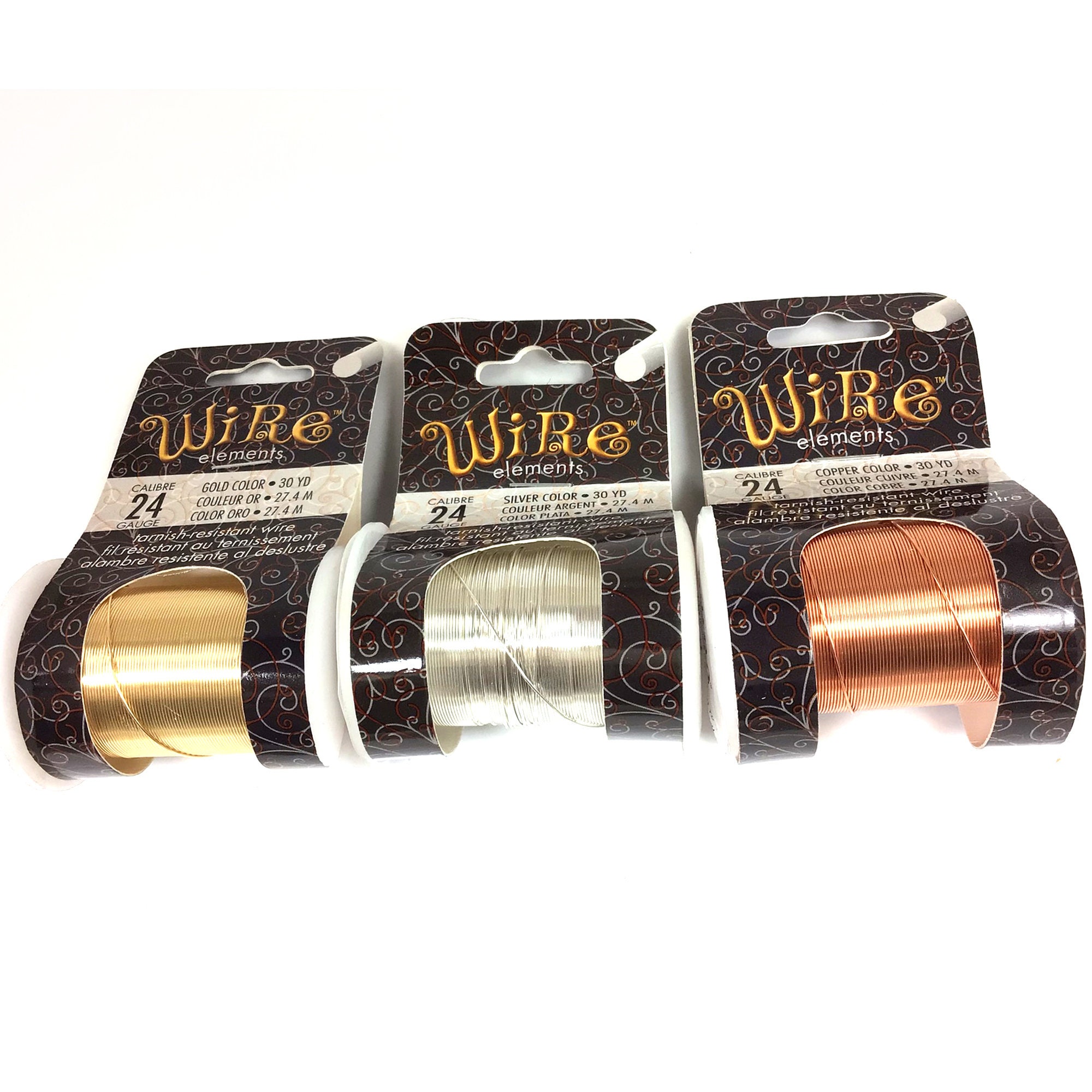 Craft Wire 24 Gauge GOLD PLATED 10 Yards by BeadSmith