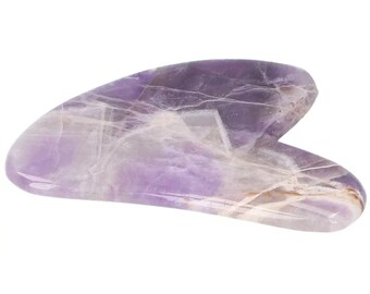 Crystal Face Roller, Natural Amethyst Massage Tool, Skin Care Gift