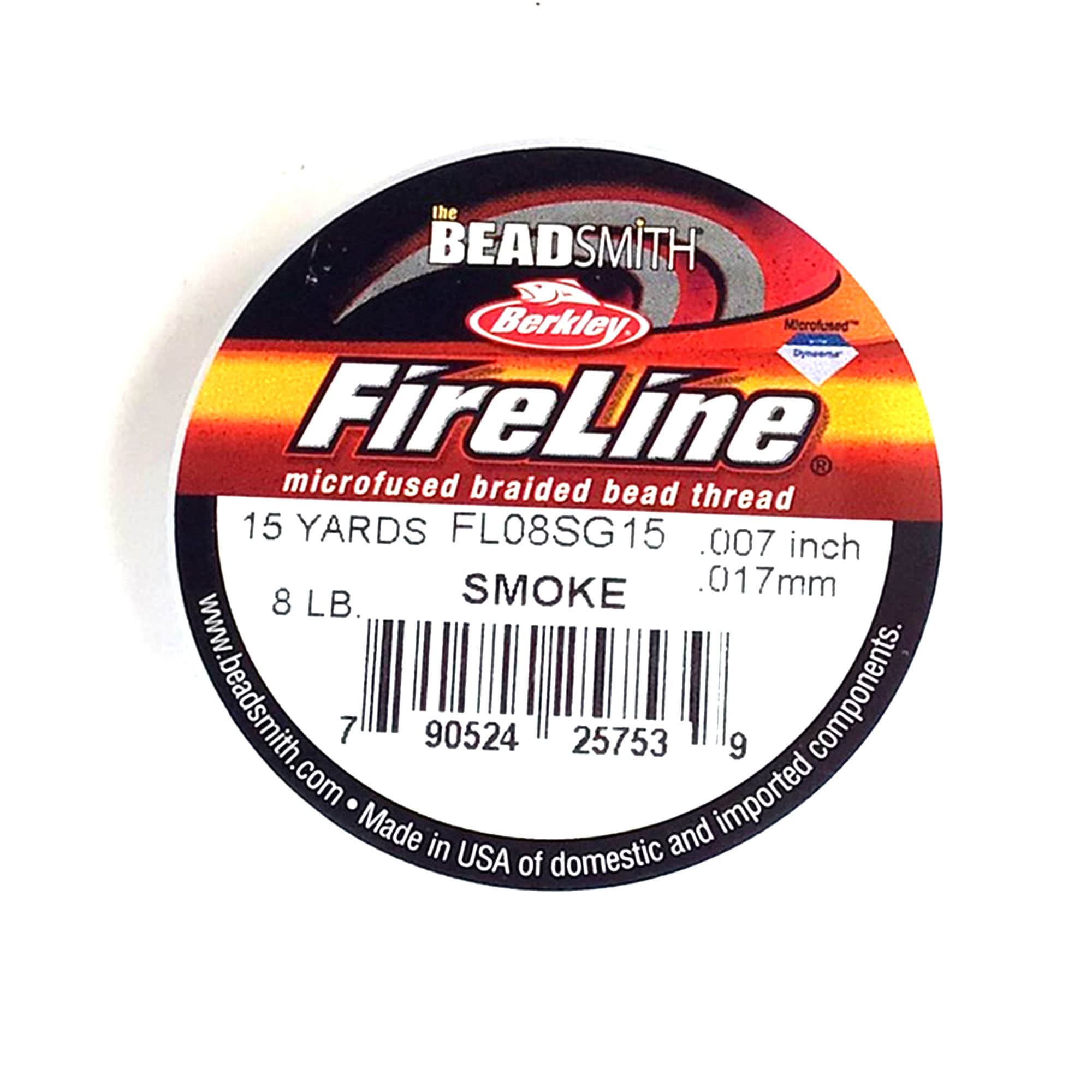 FireLine Beading Thread Cord Beadsmith 4LB 6LB 8LB Crystal Smoke Black 15  yard