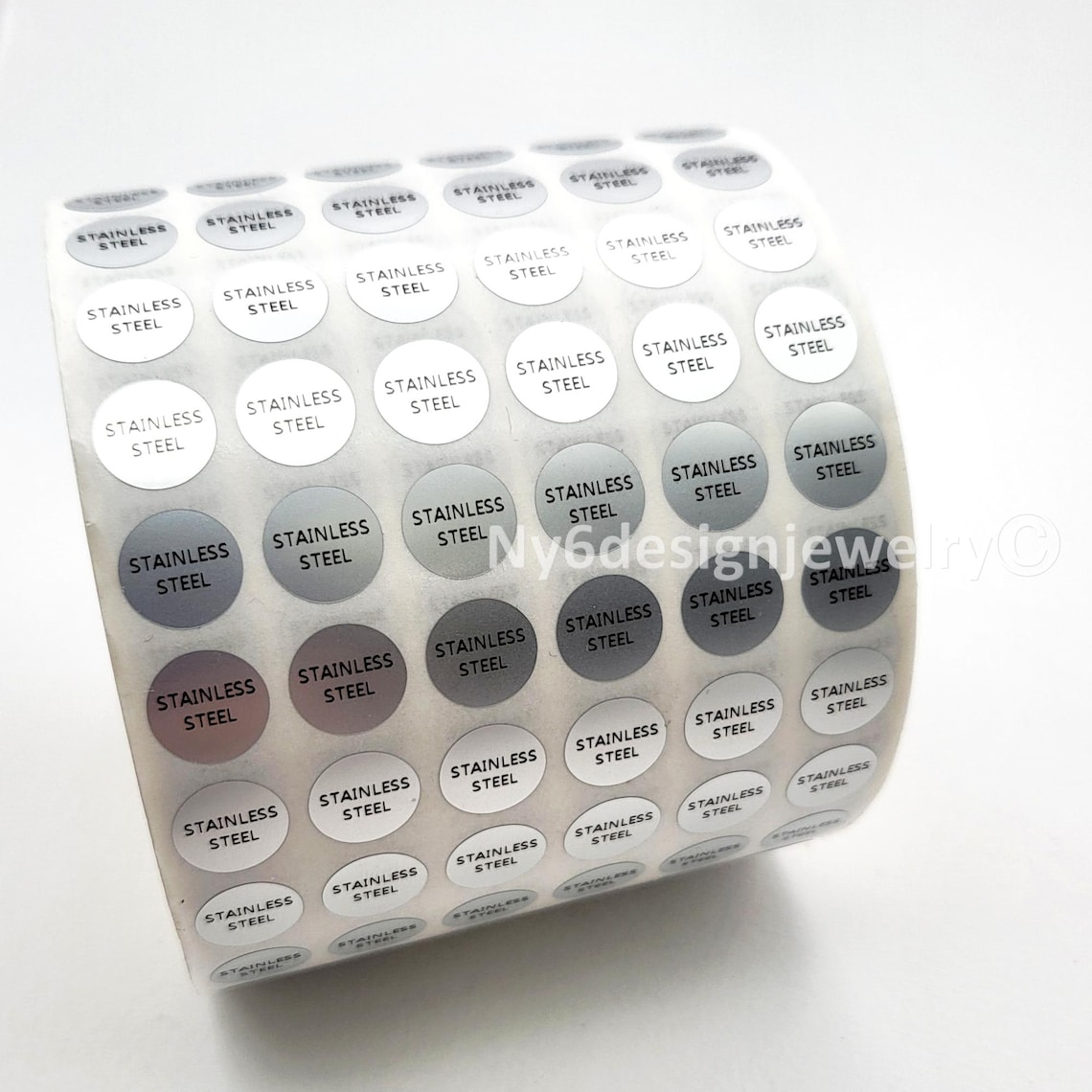 Steal Labels 300 Stainless Steel Labels 10mm Round Jewelry Stickers - Etsy