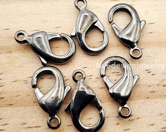 Gunmetal Lobster Clasps – Jewelry Making Supplies, Necklace