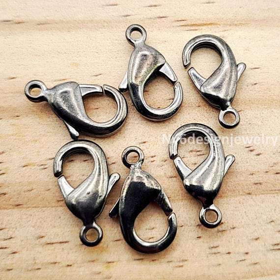 Gunmetal Lobster Clasps – Jewelry Making Supplies, Necklace