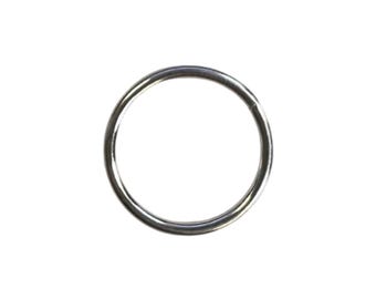 16mm Soldered Sterling Silver Jump Ring - 16 Gauge Jewelry Supply 1pc