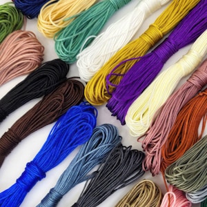Nylon Satin Cord, Chinese Knotting, Macrame Thread 30ft 0.8mm