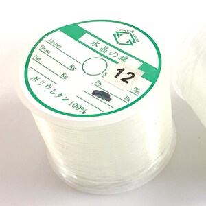 Clear Crystal Elastic Cord – Beading & Jewelry Stretch Thread Variety Sizes image 9