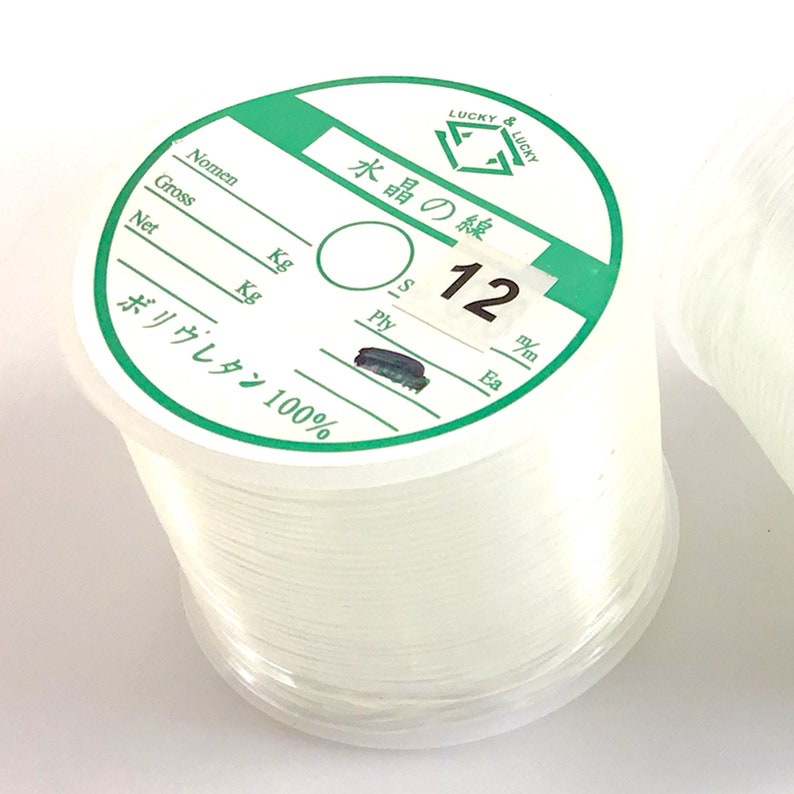 Clear Crystal Elastic Cord – Beading & Jewelry Stretch Thread Variety Sizes image 9