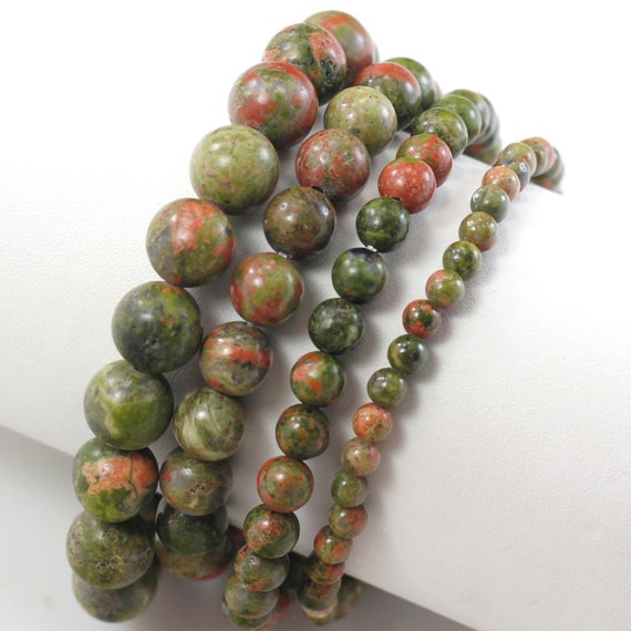 8//10mm Red Coral Round Gemstone Stretchy Bracelet 7.5/'/'
