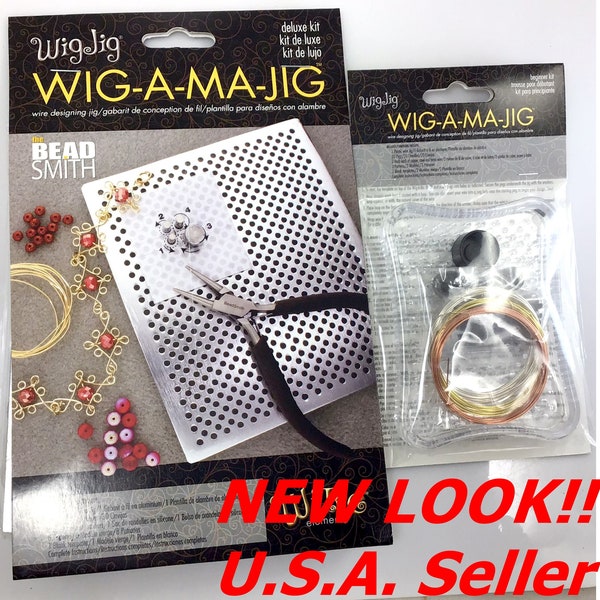 Wigjig WIG-A-MA-JIG Tool Beadsmith Choose Deluxe kit & Beginner kit Craft Wire Set | Jewelry Making Tool