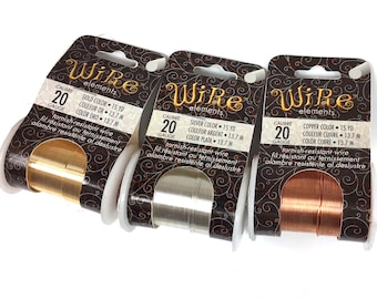 20ga Tarnish Resistant Copper Craft Wire, 15 Yards