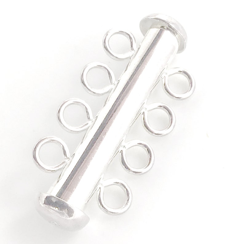 925 Sterling Silver Layering Necklace Clasp Dangler Clasp Etsy