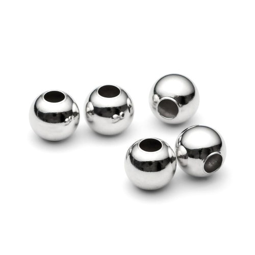 4mm 5mm 3mm 925 Sterling Silver round spacer beads 2mm 
