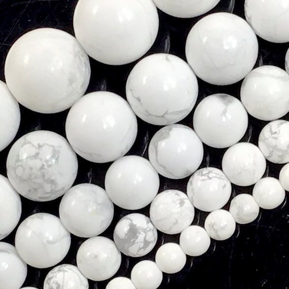 Natural White Howlite Chip Beads 32 Strand 5 8mm Jewelry Making Bulk Loose