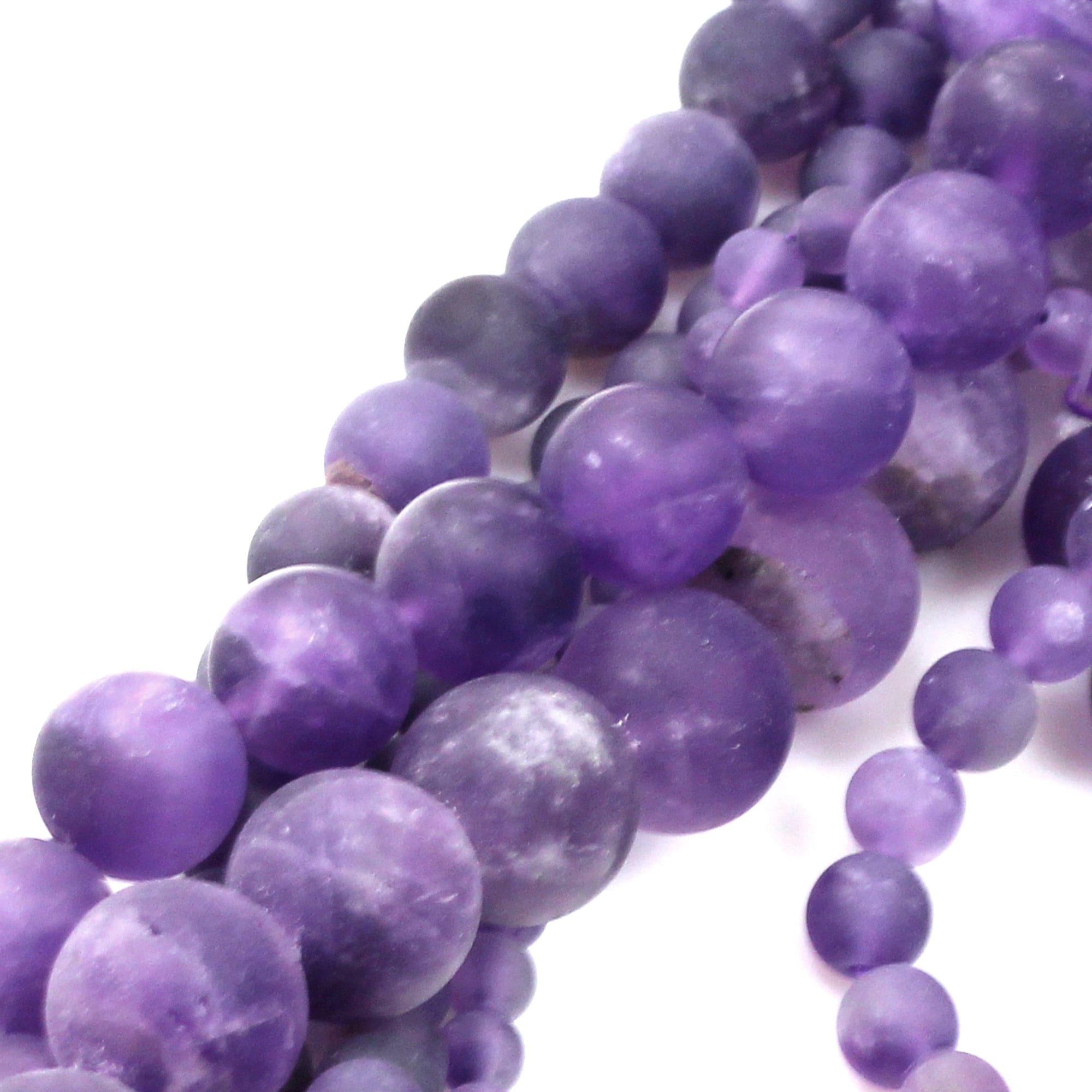 Natural Matte Frosted Gemstone Round Loose Beads 4mm 6mm 8mm 10mm 12mm 15" Pick Natural Matte Frosted Gemstone Round Loose Beads 4mm 6mm 8mm 10mm 12mm 15" Pick
