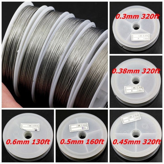 Tiger Tail Beading Wire - Stainless Steel Bead Stringing Wire Diy Jewelry  Making