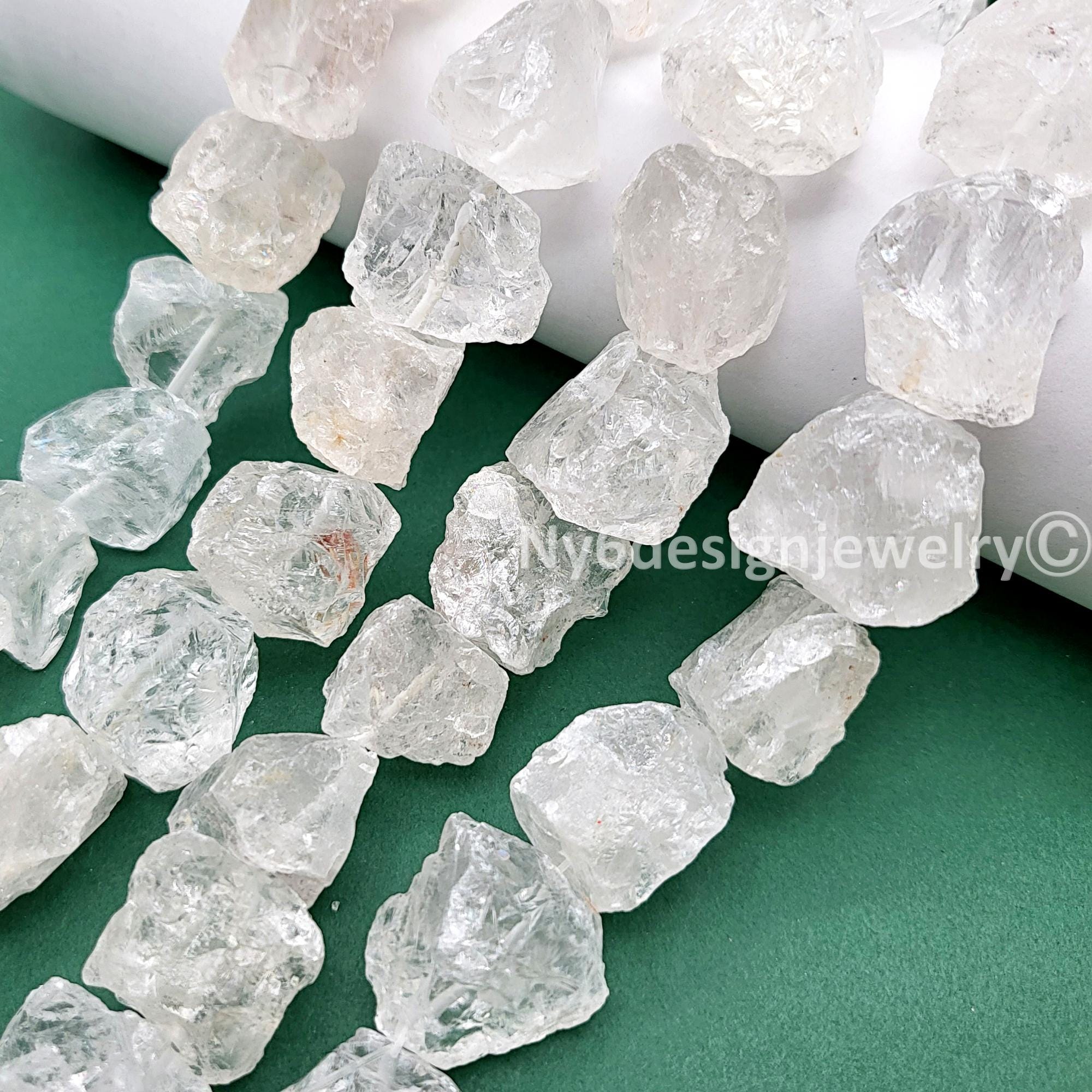 Crystal Quartz Rock Nugget Beads Large Rough Bead 15