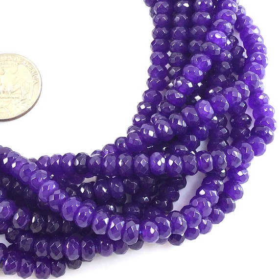 Gemstone Round Faceted purple green blue jade agate Loose Beads Strand 15" V1193 