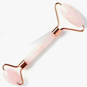 Crystal Gua Sha Tool Amethyst Face Roller, Facial Roller Set, Natural Stone Body and Facial Massage Tool, Scraping Plate Skin Care Tool Gift