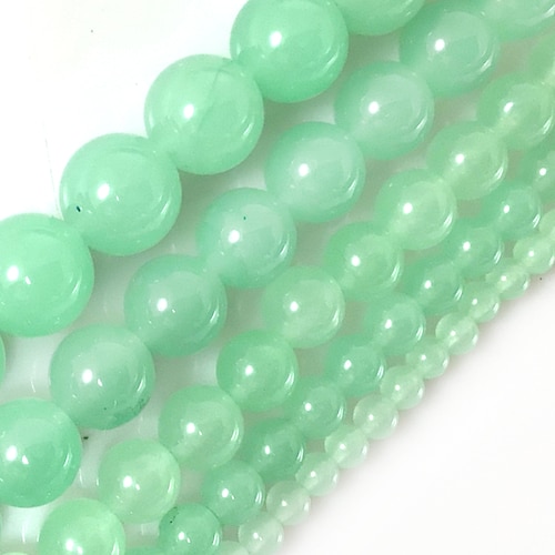 Buy Green Jade Beads 15" Strand - Natural Gemstone Round Loose Beads 4mm 6mm 8mm 10mm 12mm For DIY Handmade Jewelry Online In India - Foto 7