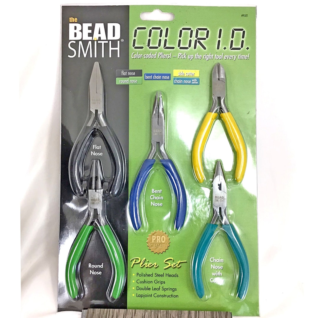 Beadsmith Pliers Set Color 1.0 Pliers Pick up the Right Tool Flat Nose