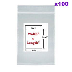 300 Pcs Small Bags for Jewelry - 2 Mil Clear Reclosable Poly Zipper Bags  Sizes 1.5 x 2.3, 2 x 2.7, 2.4 x 3 for Pills, Vitamins