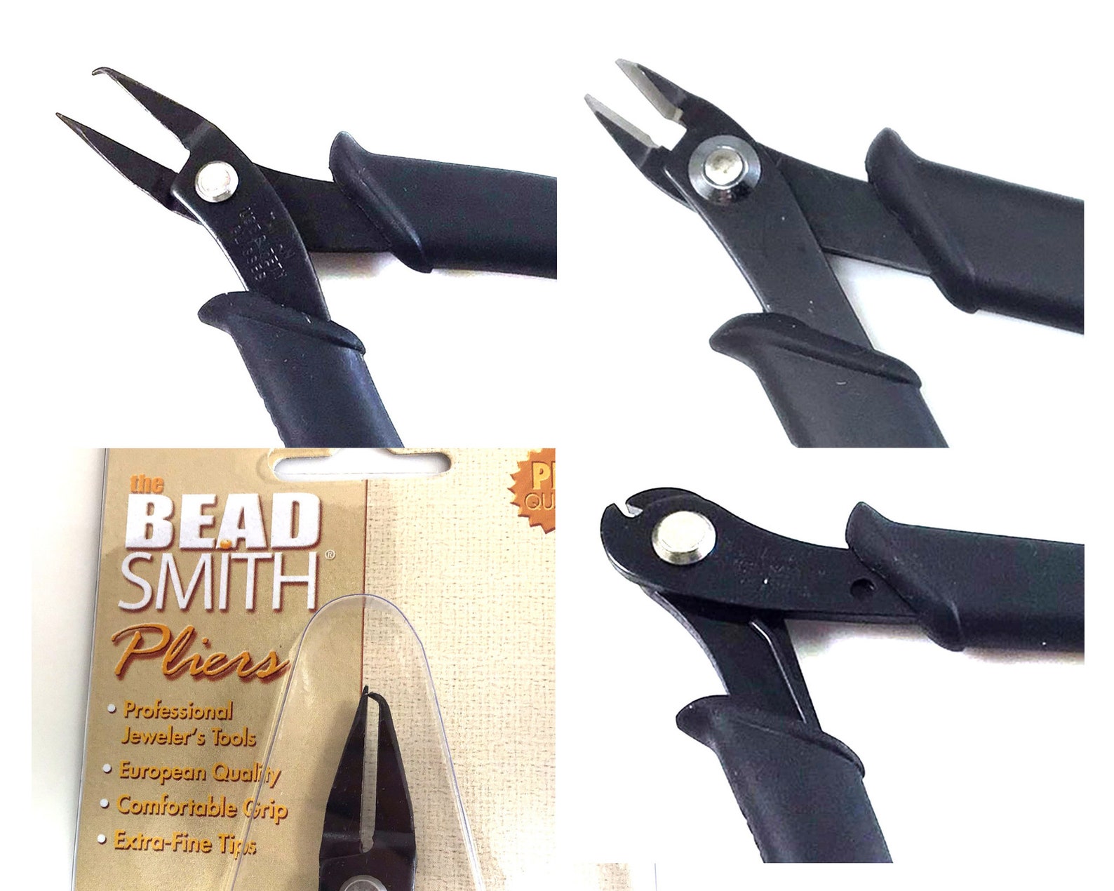 Memory Wire Cutter, Split Ring Plier, Flush Cutter Beadsmith Pliers