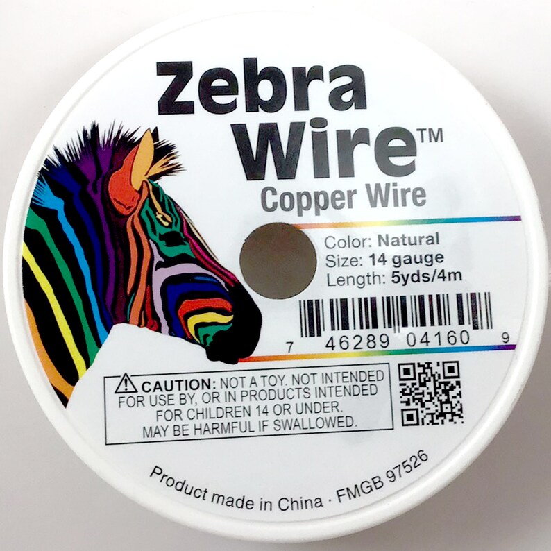 Zebra Copper Beading Wire, Jewelry Making Wire (12-28 Gauge) - Etsy