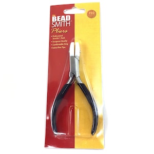 Nylon Jaw Flat Nose Pliers, Extra-Fine Pliers Bead smith Jewelry Pliers Beadsmith Jeweler&#39;s Tools, Beading Tool Supplies #PL566