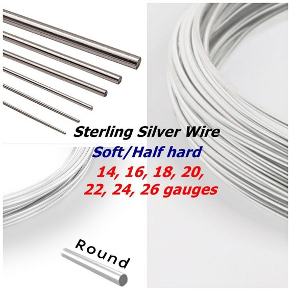 Sterling Silver Wire, SOFT Wire , 925 Sterling Silver Wire, Supply , Wire  Crochet