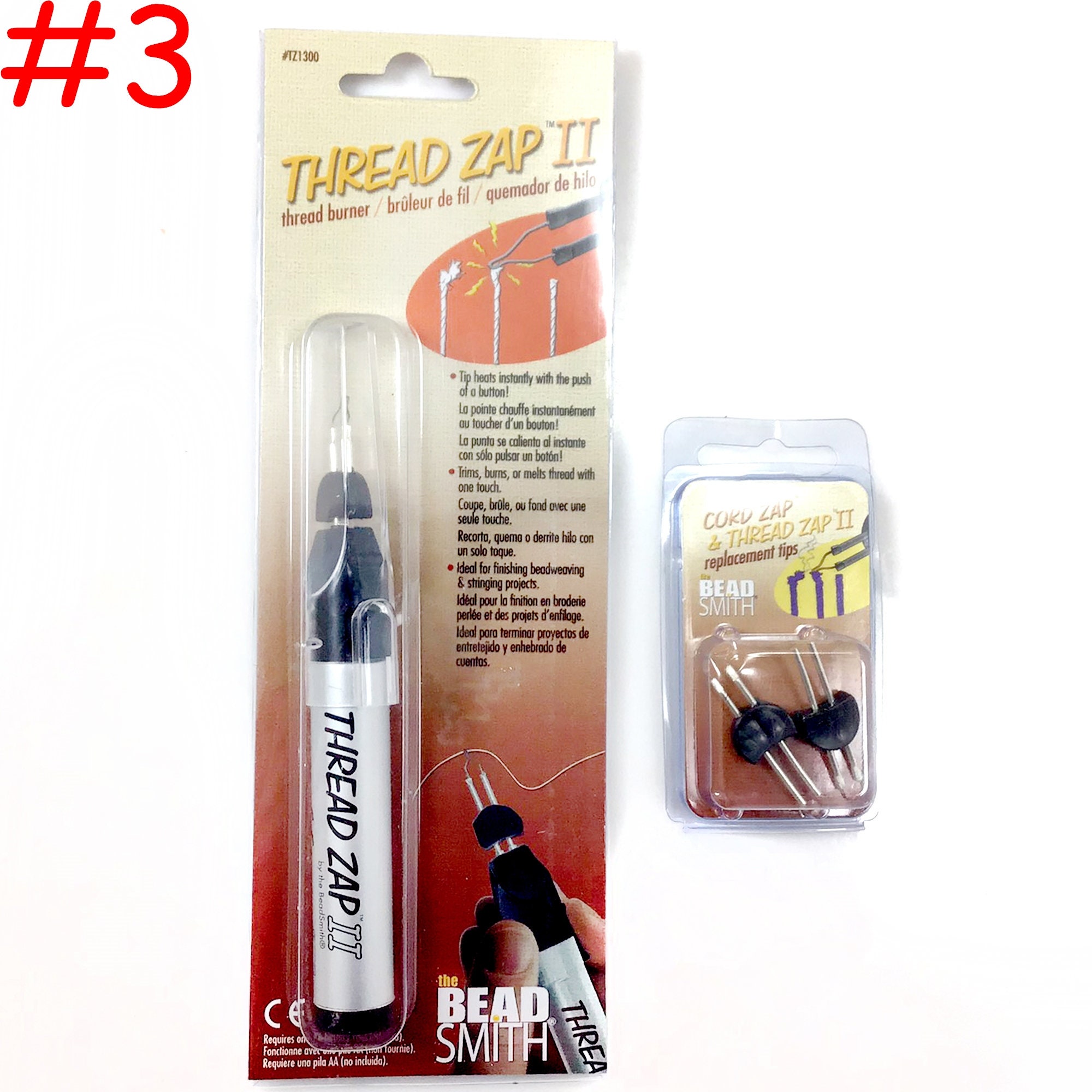 Beadsmith Thread Zap II Thread Burner Zapper Tool or 2 Replacement