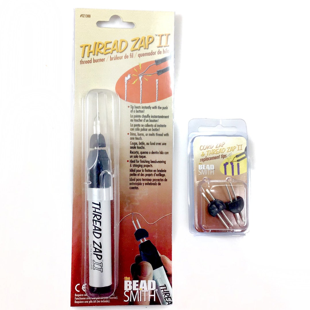Beadsmith Thread Zap II Thread Burner Zapper Tool or 2 Replacement Tips