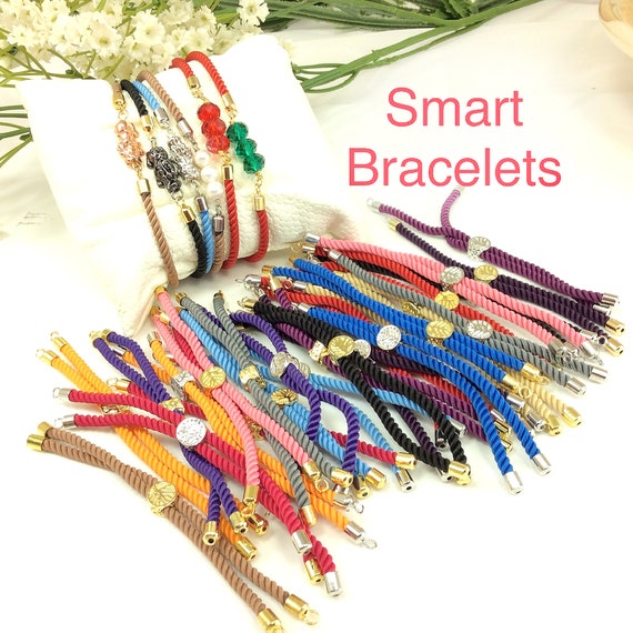 10pcs Nylon Twisted Cord Bracelet Makings Slider Bracelet Making With Environmen