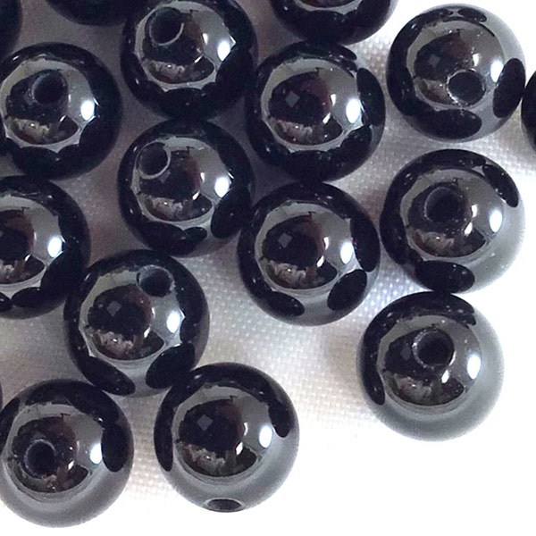 Natural Onyx Round Beads AA Gemstone Smooth Loose Bead 4mm 6mm 8mm 10mm 12mm Sold by PCS 10 20 50 100 Wholesale Bulk