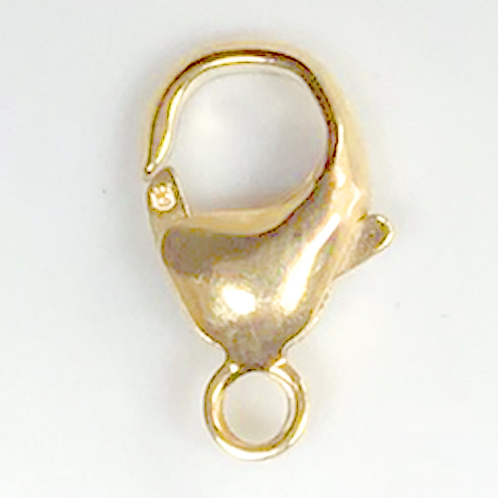 Large Lobster claw clasp, goldtone, 01204, jewelry making supplies,  bsueboutiques, embellishment, vintage jewelry supplies, lobster claw,  clasp, gold