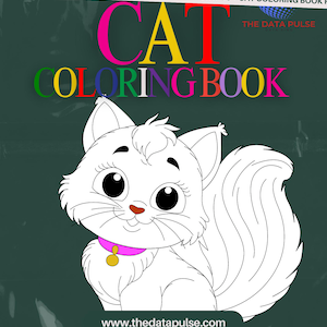 Cat Coloring Book for Adults & Kids, Cute , Detailed Designs, Relaxing Stress Relief, Perfect Gift for Cat Lovers, Art Enthusiasts